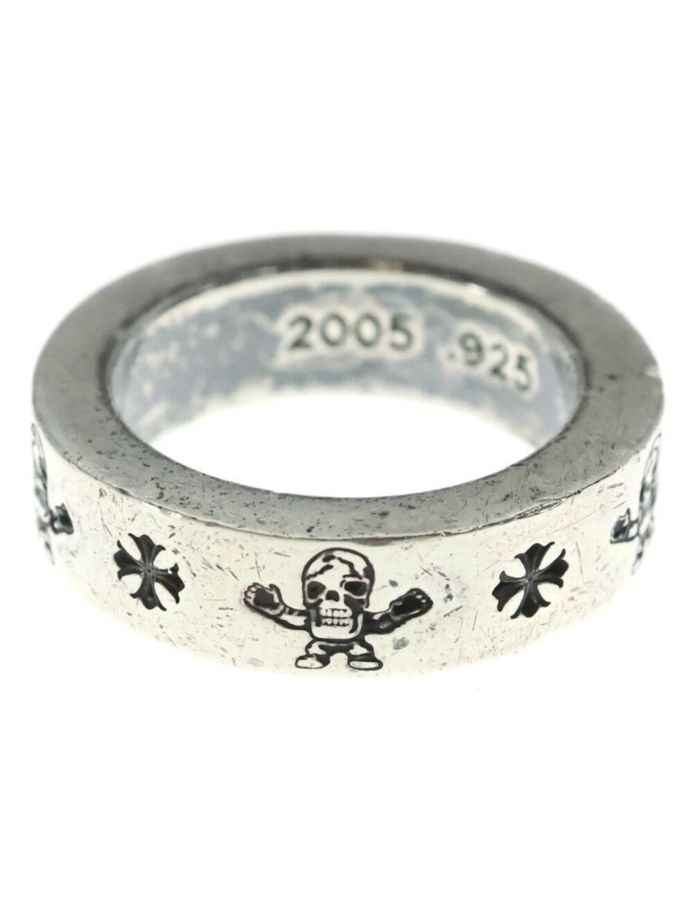 Chrome Hearts Spacer Foti Harristita Ring Silver